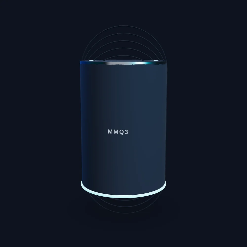 MMQ3 Bluetooth Speaker — original MMQ3 concept render