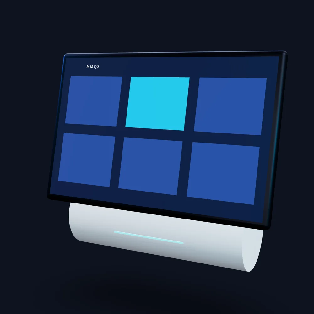 MMQ3 Smart Home Control Hub — original MMQ3 concept render