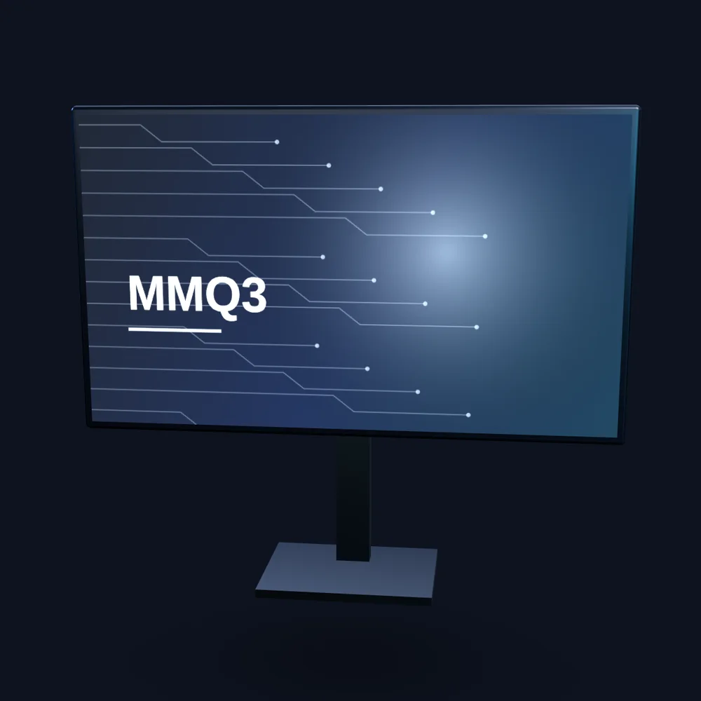 MMQ3 ViewPro 24 Office Monitor — original MMQ3 concept render