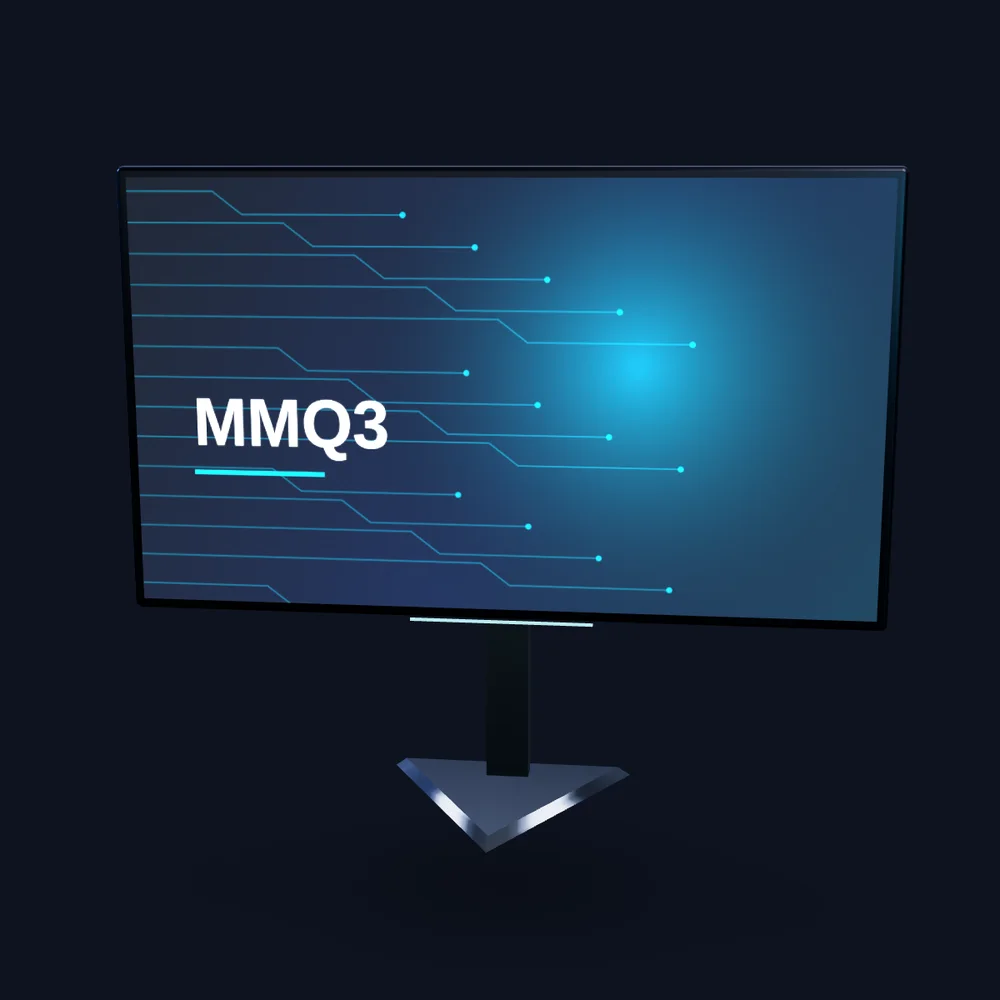 MMQ3 Vision 27 Gaming Monitor — original MMQ3 concept render